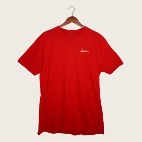 Playera roja marca Ressio vista frontal